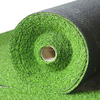 Karpet Rumput Buatan Tahan Api Berkualitas Tinggi, Karpet Plastik Hijau untuk Taman Kanak-Kanak, Penggunaan Dalam & Luar Ruangan