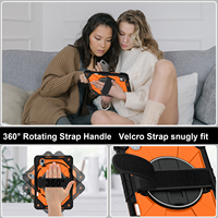 Étui de protection pour Lenovo Idea Tab Pro Gen 2 TB390 Xiaoxin Pro 13 Pro GT 13 avec support rotatif à 360°, dragonne, bandoulière et porte-stylet