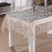 Nappe de table personnalisable en PVC RNPT, série nacrée moderne de luxe, tissée à motifs floraux, résistante à la chaleur, imperméable, anti-taches, certifiée SGS