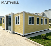 Maisons Modulaires Préfabriquées de Luxe – Conteneurs Modulaires Préfabriqués 20FT/40FT 2, 3 ou 4 Chambres Pliables et Extensibles Type Capsule