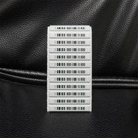 Label Barcode AM Soft Label Narrow 45x6x2mm Putih Dapat Dideaktifkan Ulang untuk Retail
