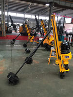 Machine de forage de puits de 15 m 20 m, petite, entièrement pneumatique, pour le forage de roches dures, machine de forage minière