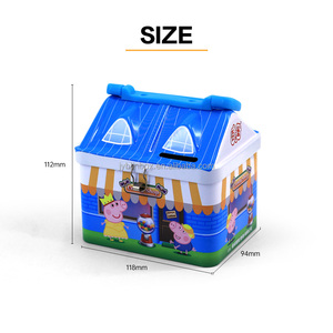 Tirelire en métal verrouillable JYB OEM ODM, ludique et éducative, tirelire portable personnalisée pour enfants - Product Image 2