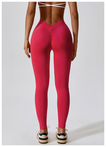 Peach Buttock Fitness Gym Pants High-waisted Sports Tights Seamless Butt Lift Yoga <strong>Leggings</strong> - Product Image 4