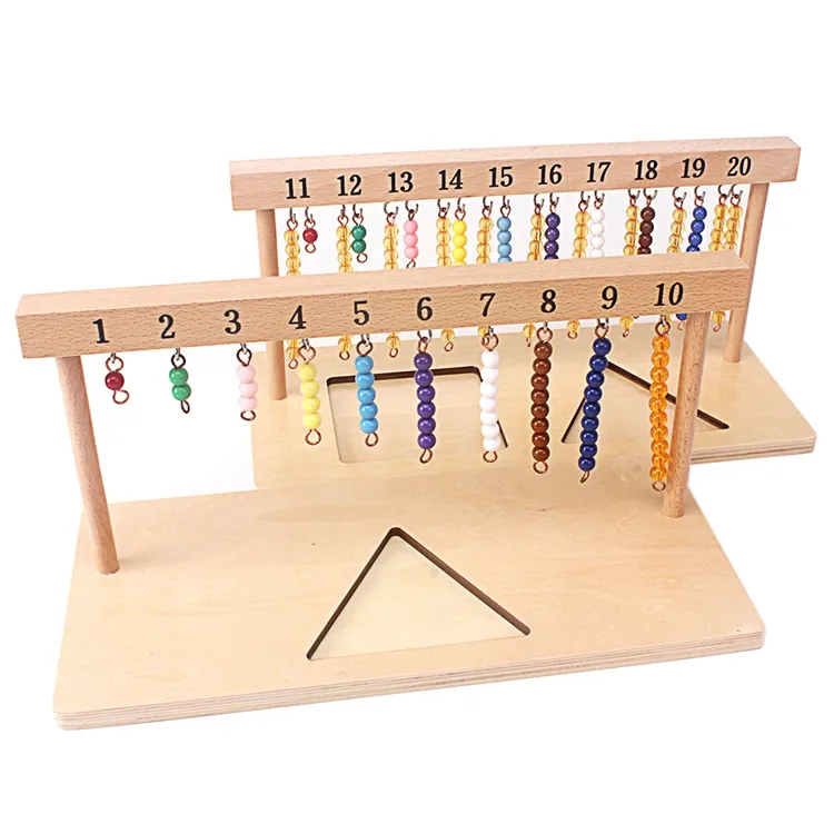 Impara la cornice matematica colore perline prescolare formazione matematica precoce giocattolo per bambini giocattoli educativi montesorri