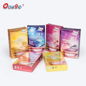 Dagelijks Gebruik Oem Tanden Strip Oplossen Tand Whitening Strip Product Fruit Smaak Tanden Whitening Gel Strips