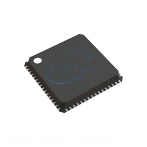 Componente de Chip Electrónico 64 VFQFN con Contacto Expuesto EFM32LG330F256G-F-QFN64R Integrado Original - Product Image 1