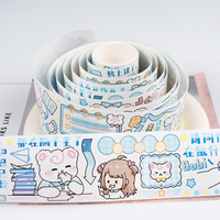 Ruban Washi Personnalisé de Haute Qualité et Mignon pour la Décoration de Téléphones Portables, Guitares, Articles de Papeterie et Livres
