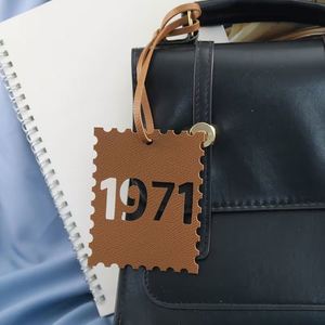 UAE Digital 1971 Digital Pendant Travel Souvenir <b>Bag</b> <b>Charm</b> Decoration Ideal Gift PU Leather <b>Bag</b> Pendant <b>Charm</b> - Product Image 4