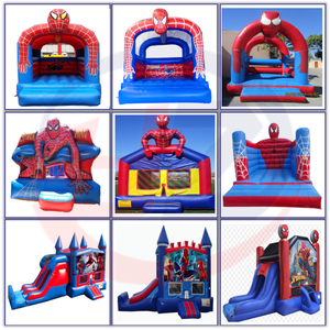 Spider Man inflatable combo slide inflatable bouncer bounce house spiderman for child - Product Image 5