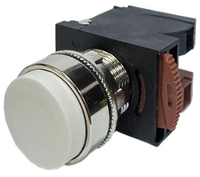 Sakelar Tombol Tekan Bulat Logam Plastik Tahan Air 22mm Self-locking Momentary Latching untuk Mesin Arcade Game Mobil