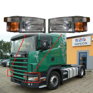 1 Faro Delantero LED 1732510 1732509 para <span class=keywords><strong>Scania</strong></span> Serie 4/P/G/R/T Derecho Izquierdo con Luz Lateral 1446588/1446587 - Product Image 3