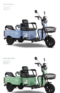 Triciclo Elettrico Falcon per Trasporto Merci, <span class=keywords><strong>Carrozzeria</strong></span> Aperta, Carico Utile 300-400kg, 2 Passeggeri, Alimentato a Batteria 48V, Autonomia 30-50km, Velocità 30km/h - Product Image 4