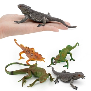 Modèle de lézard caméléon statique, reptile forestier simulé, jouet d'ornement éducatif pour enfants - Product Image 4