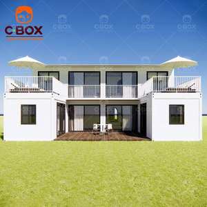 Casa Contenedor Prefabricada Personalizada Cbox, Desmontable, Modular, de Lujo, Tipo Villa de 2 Pisos con Balcón en la Azotea - Product Image 2