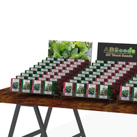 Présentoir au sol en métal plateau acrylique de bureau présentoir de comptoir pour présentoirs de produits de graines de légumes