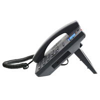 2.4 "rétro-éclairé LCD 2 comptes SIP téléphone VoIP de bureau mural SIP téléphone IP avec adaptateur secteur