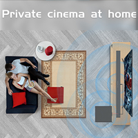 Subwoofer, TV ve PC ses yükseltme, BS-18E kanal, Aux/USB/optik/koaksiyel/RCA girişleri ile 2.1 yatay ses çubuğu