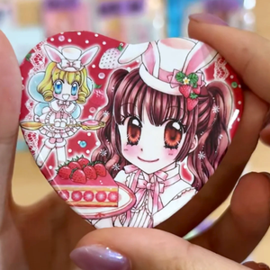 Op maat gemaakte ronde blikken badges met hitte-sublimatie bedrukte labels, cartoon anime metalen knopen, blikken, metaal ambachten - Product Image 6