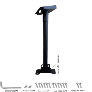 Rustproof Heavy Duty Carbon Steel Single-Side Adjustable Signal <strong>Bracket</strong> Pole Mount Powder Coated Easy Installation Durable RGZ - Product Image 2