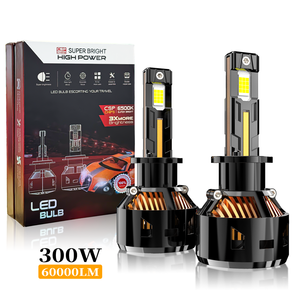 <span class=keywords><strong>Faro</strong></span> Delantero LED para Automóvil, 300 W, 60000 lm, H1, H13, H15, 12 V, Luces para Automóvil, 9005, Focos H11, Luces H7, Faros H4, Bombilla LED para Automóvil - Product Image 1