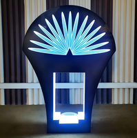 Présentoir lumineux LED moderne en acrylique CASAMIGOS pour bouteilles, idéal pour discothèques, bars et hôtels – Fournitures OEM pour présentation de bouteilles à LED clignotantes