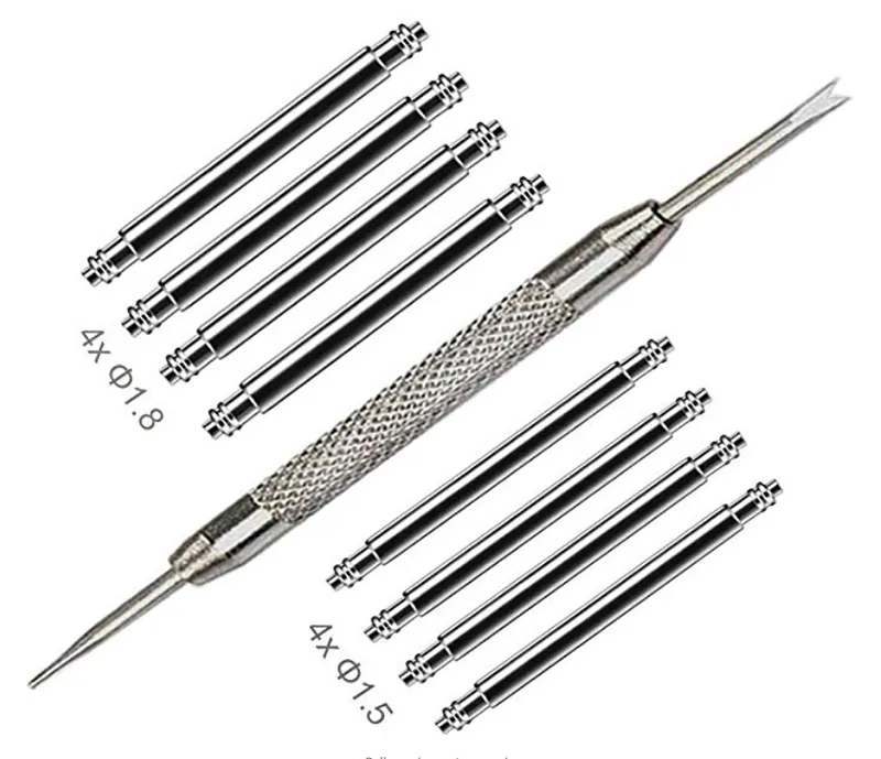 Watch Pins Heavy Duty Spring Bar For Apple Watch, 316L Stainless Steel Watch Band Pins Choice Of Widths 1.8mm Diameter