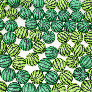 Bán Buôn 30 Mm Màu Xanh Lá Cây Dưa Hấu Hình Dạng <span class=keywords><strong>Bouncy</strong></span> Bóng - Product Image 2