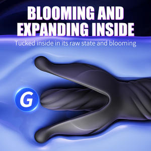 <span class=keywords><strong>2</strong></span> in 1 Fernbedienung Spannung Schock Flapping Schub vibrierende Prostata-Massage gerät Adult Sex Toy Anal Extender Trainer - Product Image 4