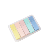 Blocs de notes adhésifs transparents, blocs de notes autocollants imperméables, notes adhésives translucides pour annoter les livres