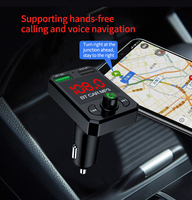 Émetteur FM Adaptateur sans fil Récepteur audio Chargeur rapide intelligent double USB 3.1A Accessoires de voiture Lecteur MP3 Bluetooth 5.0 pour voiture
