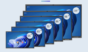 55 65 75 85 86 98 110 inch Bút ngón tay cảm ứng tương tác màn hình phẳng 4K LCD kỹ thuật số tương tác bảng thông minh cho các trường học giảng dạy - Product Image 2