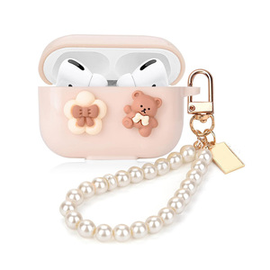Adecuado para AirPods 1st/2nd/3rd generación funda protectora AirPods Pro Cartoon cute 3D Bear auricular cubierta - Product Image 4