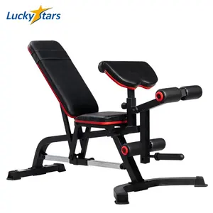 Equipamento de malhação com inclinação, levantamento de peso, exercício abdominal, dobrável, exercício, academia comercial, bancada, treino