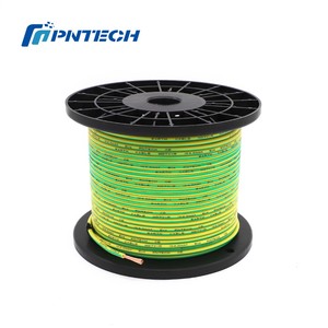 Certification CE <span class=keywords><strong>Fil</strong></span> <span class=keywords><strong>de</strong></span> mise à la <span class=keywords><strong>terre</strong></span> solaire jaune et vert 1x4mm2 Câble <span class=keywords><strong>de</strong></span> <span class=keywords><strong>terre</strong></span> en PVC en cuivre sans oxygène DC 450V 750V - Product Image 6