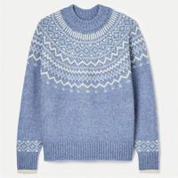 Großhandel Custom Long Fall Fashion gestreifte Frau Winter Weihnachten Pullover Baumwolle gestrickt Casual Style mit Front Logo