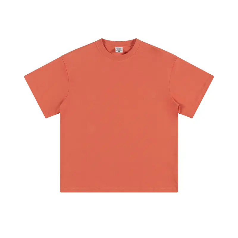 YCAN 2024 Summer Custom Logo Heavyweight T-shirt Street 305G 100% Cotton Short Sleeve T Shirt for Men