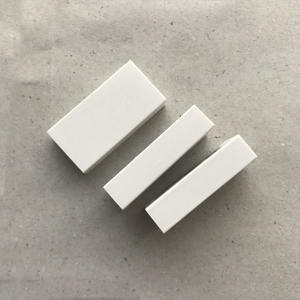 白色廉价空白橡皮擦4*2 * 1CM儿童橡皮擦接受可定制标志学校 - Product Image 2