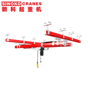 Sistema di gru <span class=keywords><strong>Kpk</strong></span> monotrave flessibile con paranco elettrico - Product Image 5