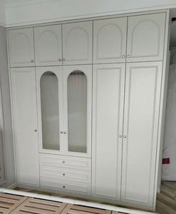 Armarios abiertos modernos 2025, muebles de gabinete de combinación de dormitorio personalizados, dormitorio de madera Mdf para cierre de armario - Product Image 1