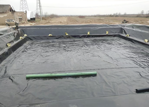 Геомембрана из ПНД 1 мм, промышленная, водонепроницаемая, экологичная, прочная, для прудов, с гладкой поверхностью, для плотин, речных склонов, УФ-стойкая, для полигонов ТБО - Product Image 3