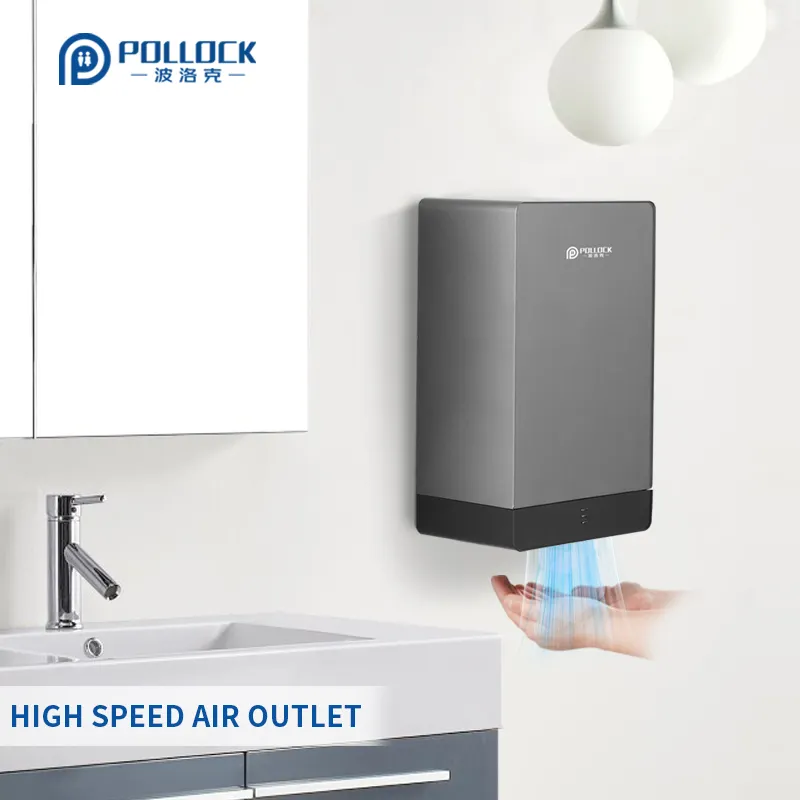 Asciuga mani automatico, nuovissimo asciuga mani elettrico caldo e freddo da 1000w a parete, asciuga mani con sensore