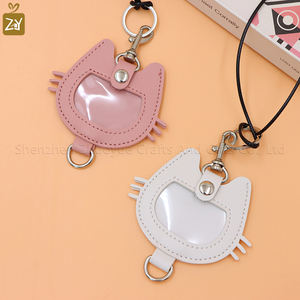 Модный милый кот кулон портативный элегантный искусственная кожа ожерелье стильные кошки кулон ожерелье для украшения - Product Image 5