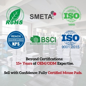 Custom Logo Gray <b>Large</b> Mouse Pad XXL Extended Grey Color Gaming Mousepad Waterproof <b>Desk</b> Mat with Stitched Edges Eco Rubber Base - Product Image 3