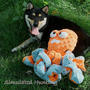 Sert peluş köpek oyuncaklar büyük interaktif Pullable ve römorkör savaş büyük ahtapot gıcırtılı Doggie oyuncak onları büyük köpekler için meşgul tutmak - Product Image 2