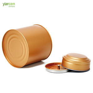 Tùy Chỉnh Kín Kín Vòm Đôi Nắp Tinplate Canister Cà Phê Kim Loại Hộp Trà Tròn Hộp Jar Dome Nắp <span class=keywords><strong>Tin</strong></span> Có Thể Với Nắp Bên Trong - Product Image 4