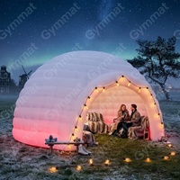 Dôme Gonflable Lumineux pour Glamping – Tente Gonflable pour Événements et Visites Nocturnes