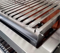Construit en brique barbecue bricolage cuisson argentin hauteurs réglables gril en acier inoxydable Argentine