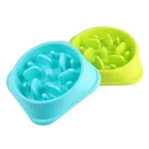 Wholesale Hot Sale Easy Clean Dog Bowls Puppy Slow Feeder Insert Plastic For Pet