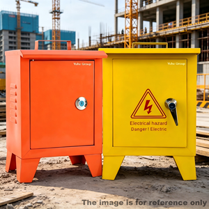 Caja de distribución portátil para obras de construcción con cubierta impermeable y puerta con cerradura para uso eléctrico temporal - Product Image 6